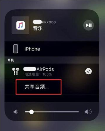 武定苹果14音频维修点分享iPhone14音频共享设置方法 